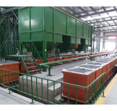 一塵不染的巢湖惠明液推消失模生產(chǎn)線