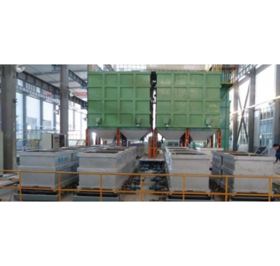 河南林州鑄園，年產(chǎn)三萬噸液推 --柔性組合0.5N消失模自動線