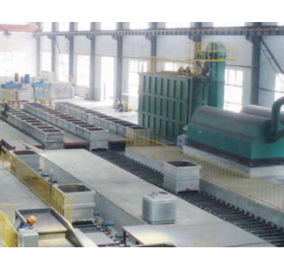 湖北隨州三環(huán)年產(chǎn)萬噸液推--柔性組合0.5N消失模自動線