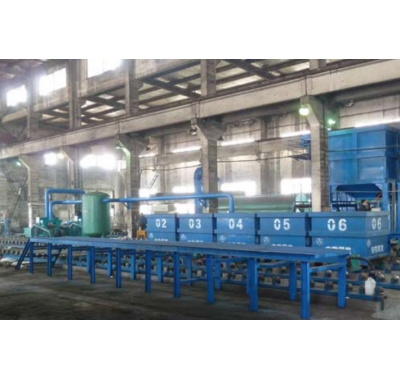 安徽安慶同發(fā)五千噸液推 --柔性組合05N消失模自動生產(chǎn)線